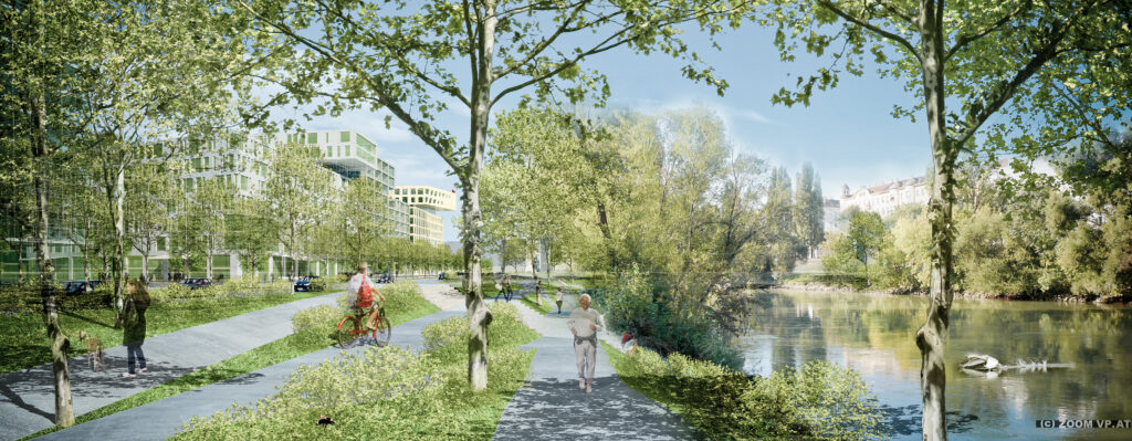 Abbildung von Waterfront Erdberger Lände Wettbewerb 1.Preis